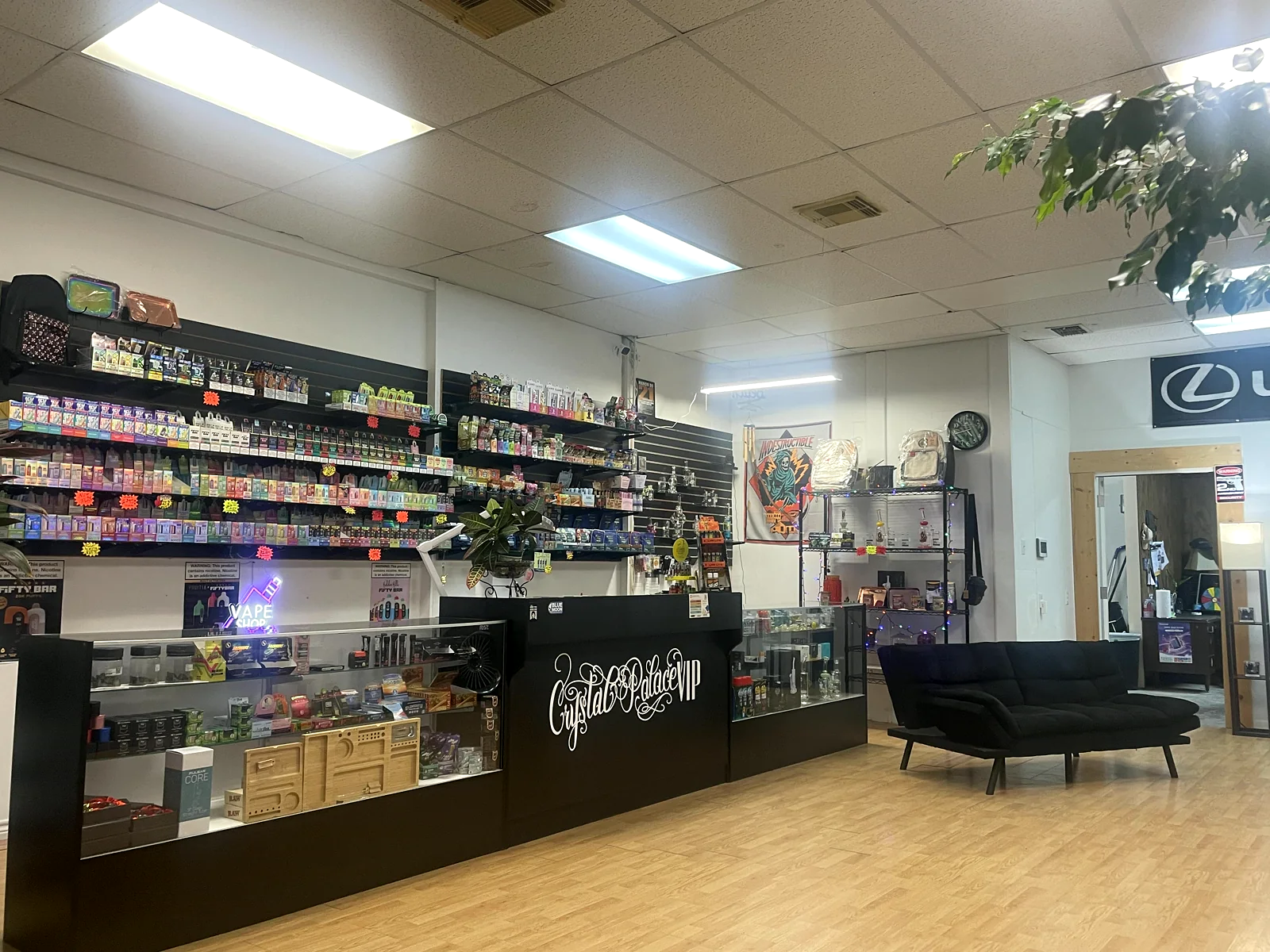 The Crystal Palace VIP counter