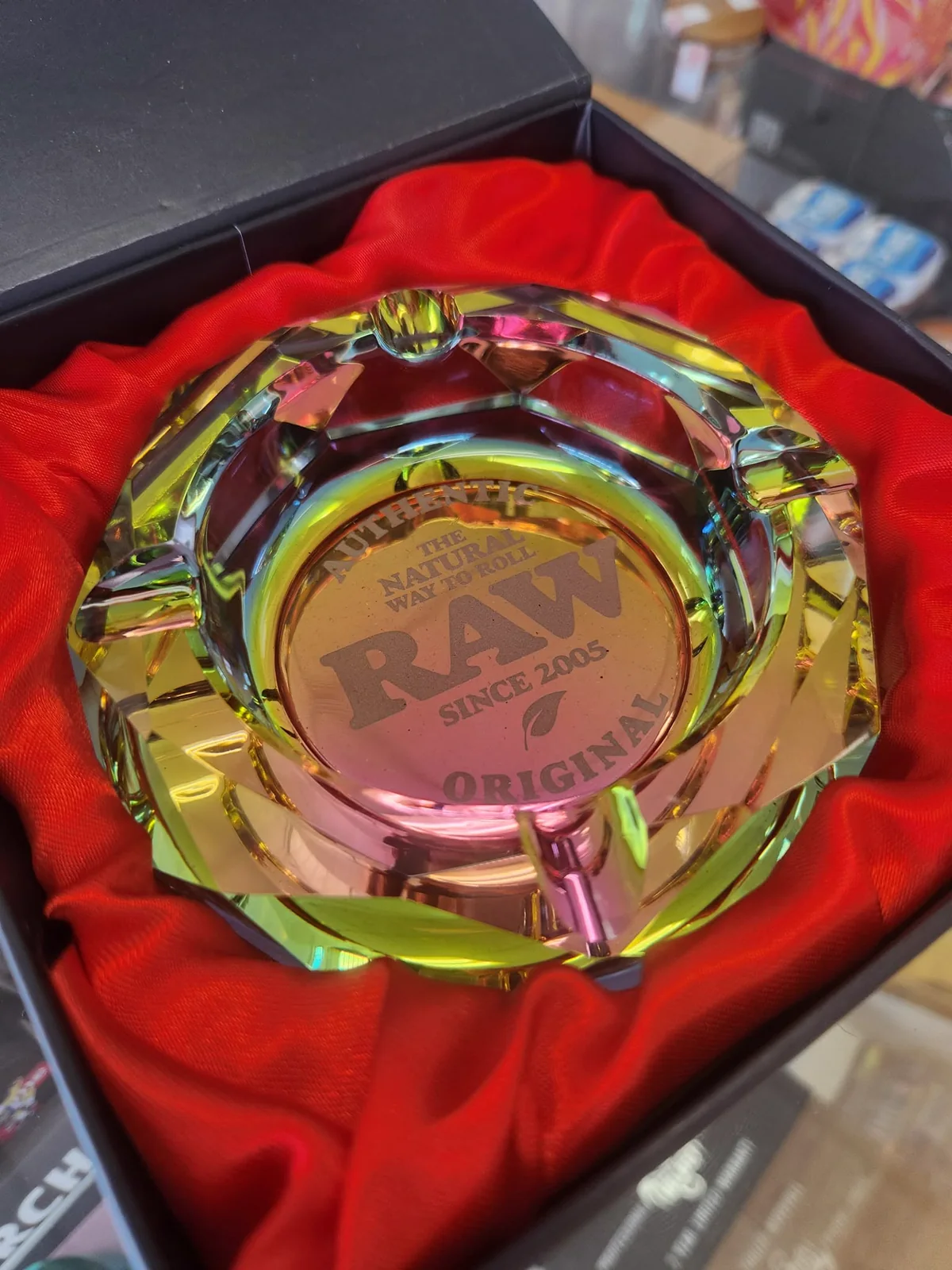 RAW crystal ashtray